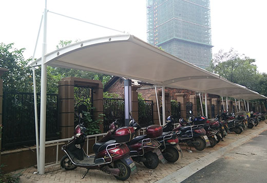 膜結(jié)構(gòu)自行車(chē)棚
