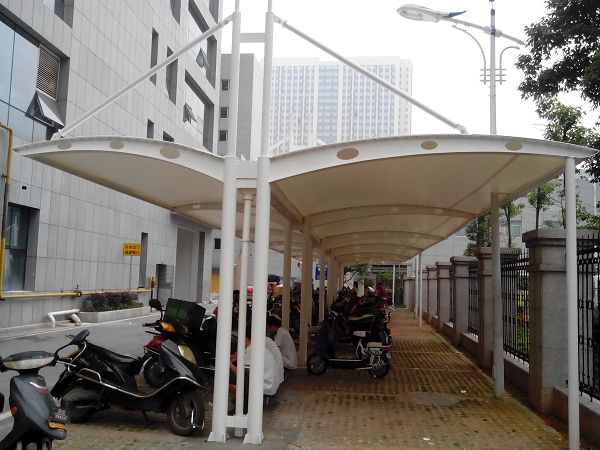 膜結(jié)構(gòu)自行車棚案例5