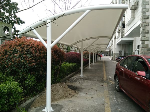 膜結(jié)構(gòu)自行車棚案例6